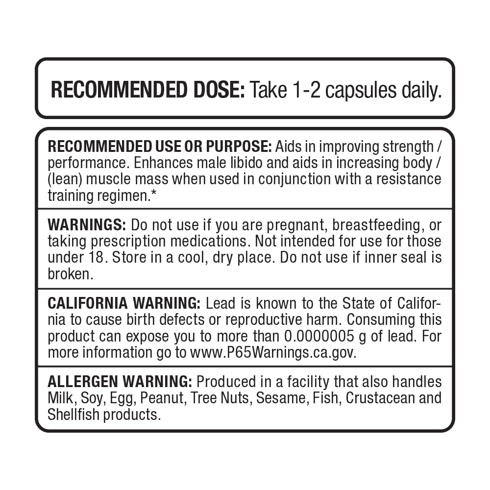 ALLMAX Fadogia Agrestis Capsules 120 Count