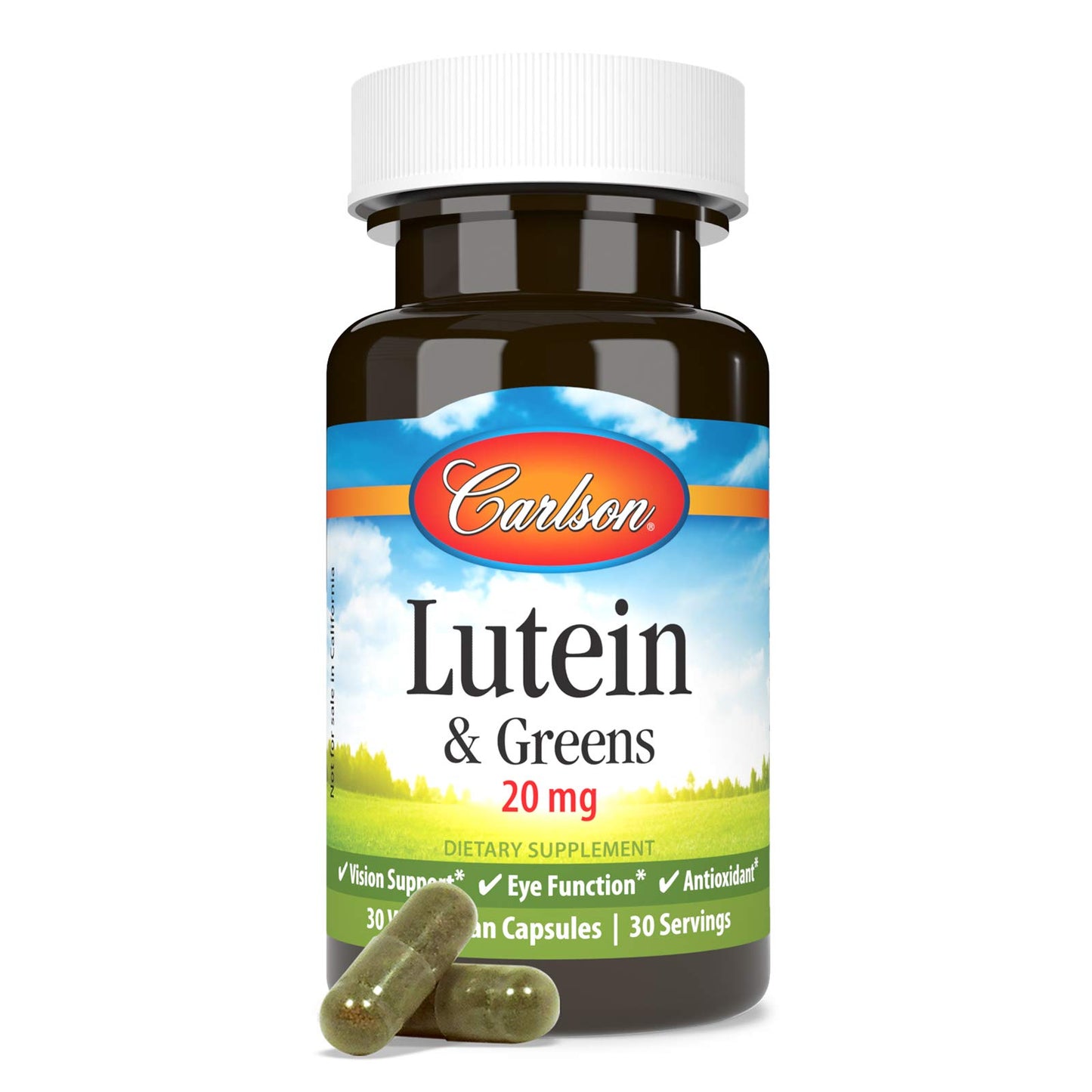 Carlson Lutein & Greens Capsule, 60 Capsules