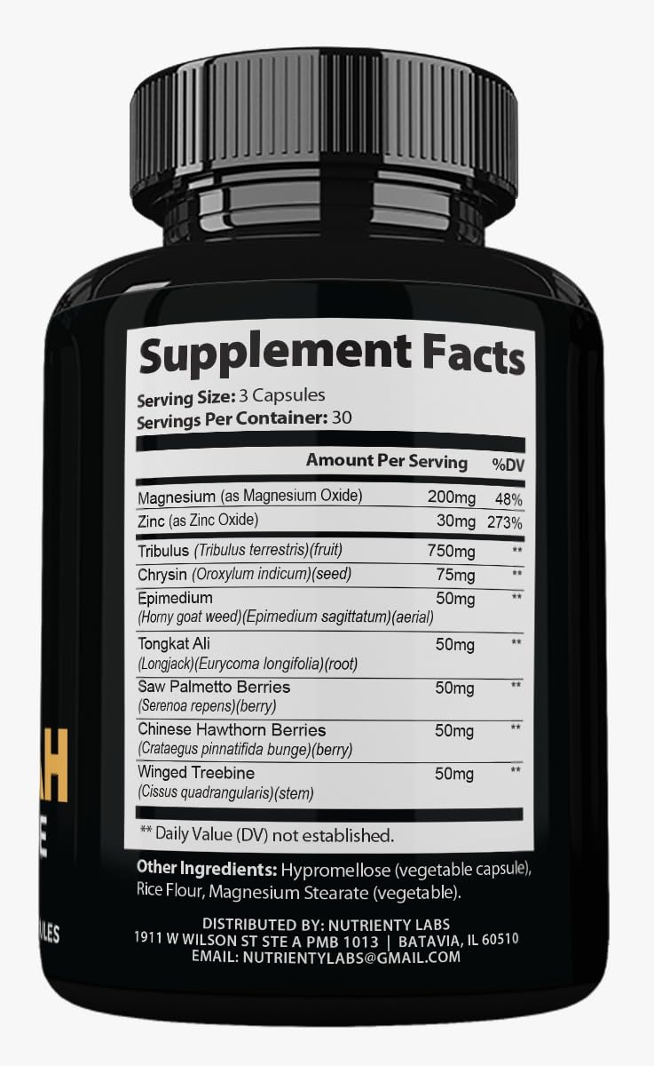 Zonata Savannah Black Surge Capsule, 90 Count
