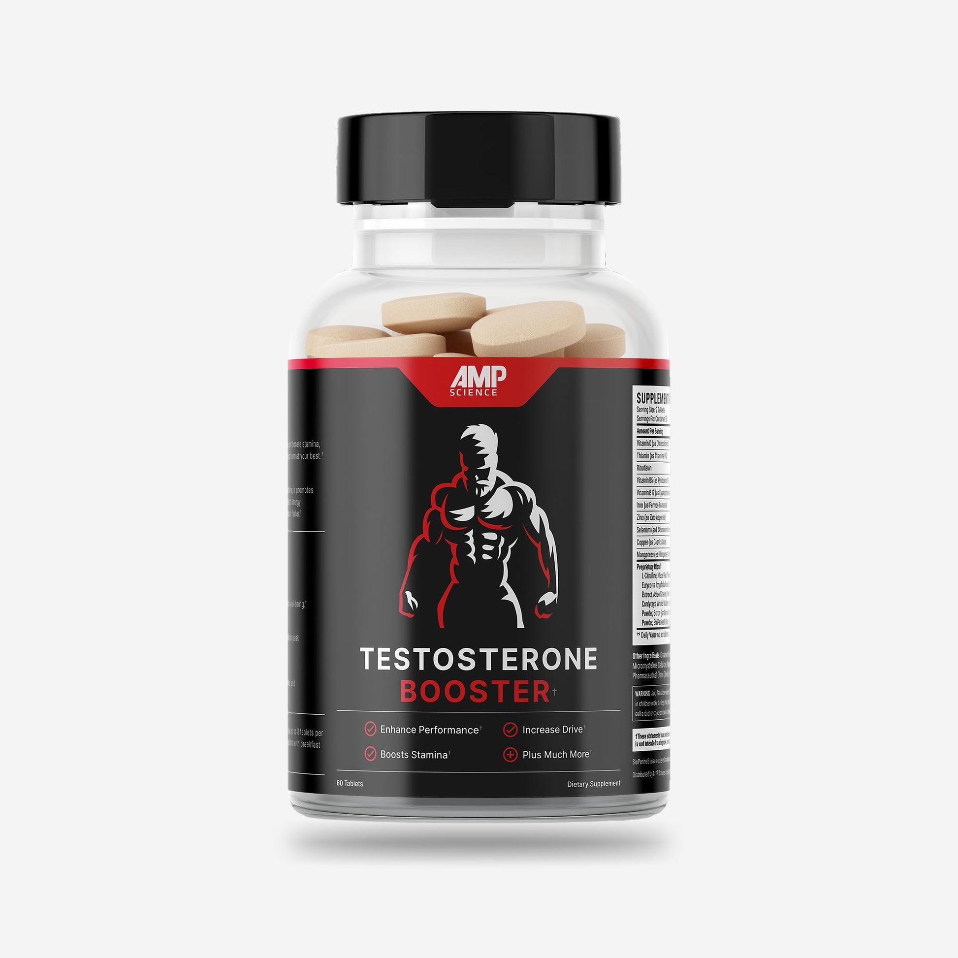 AMP Science Testosterone Booster Tablets 60