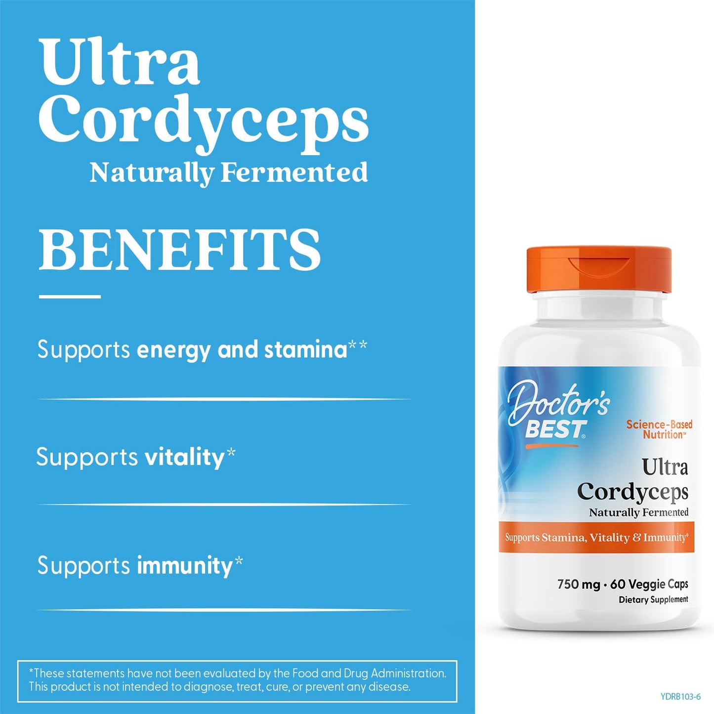Doctor's Best Ultra Cordyceps Capsule 60 Count