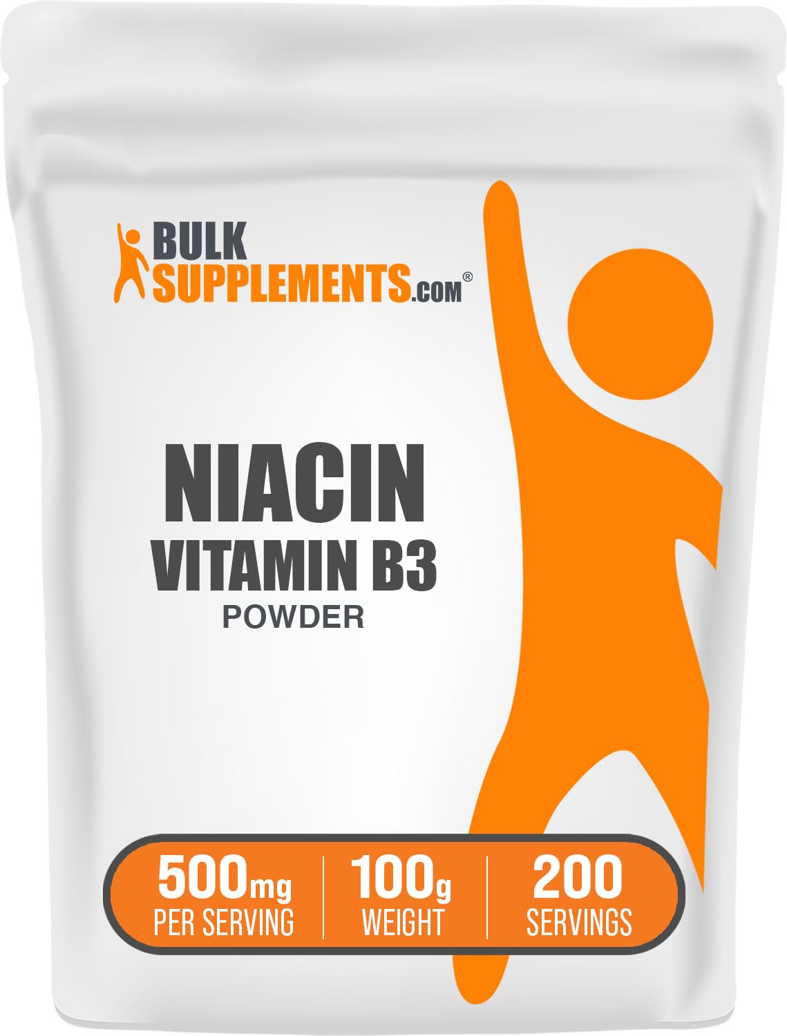 BulkSupplements Niacin Powder 3.5 oz
