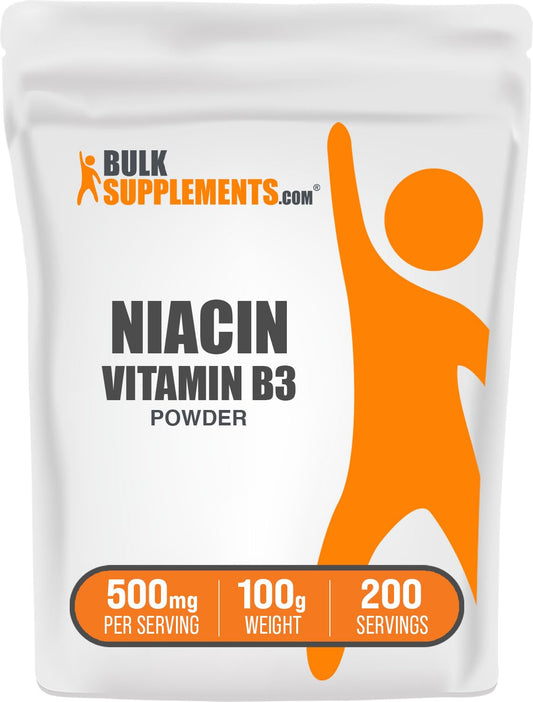 BulkSupplements Niacin Powder 3.5 oz