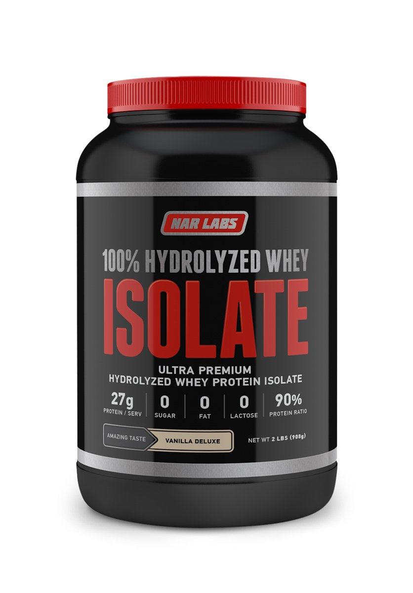 NAR LABS Hydrolyzed Whey Protein Isolate Vanilla Deluxe Powder, 32 Servings