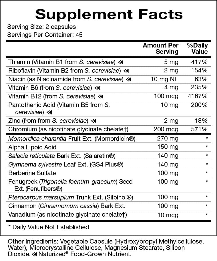 Natura Health Products IG Sensitizer Berberine & Cinnamon Complex Capsules 90