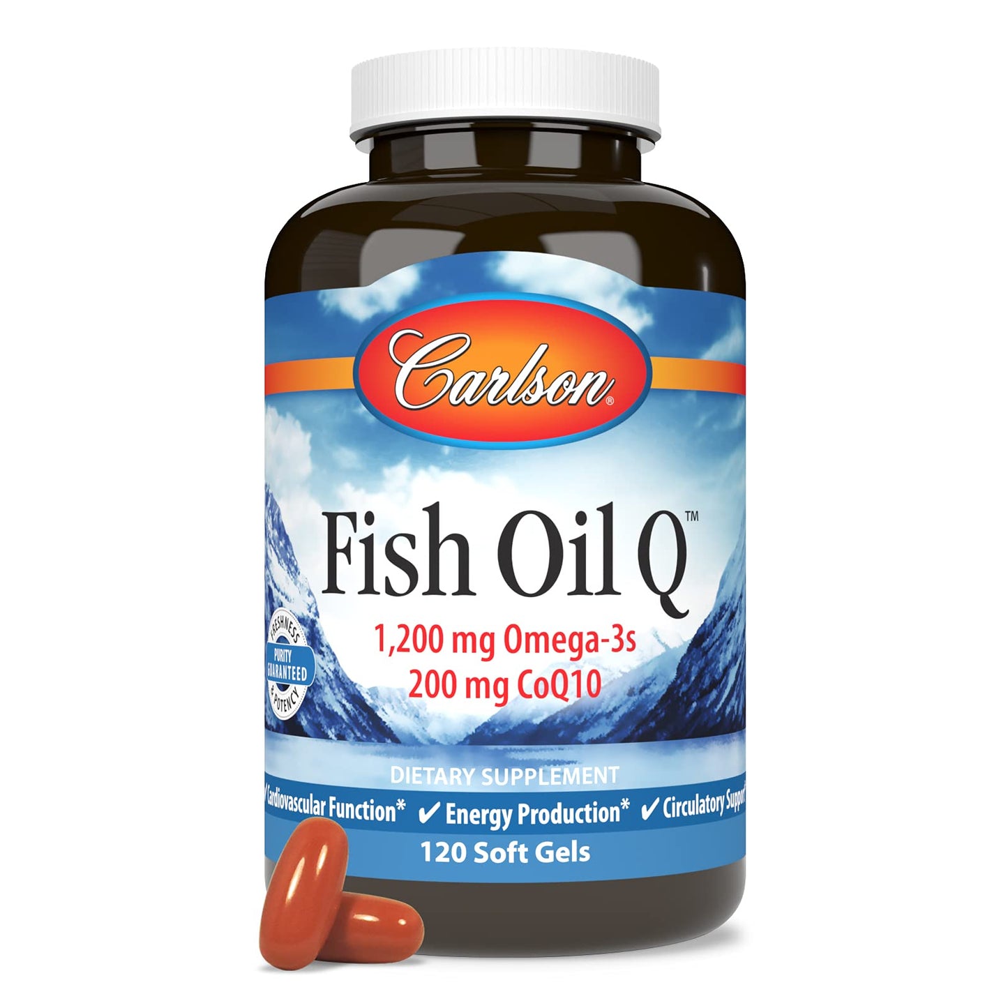 Carlson Fish Oil Q Softgels 120