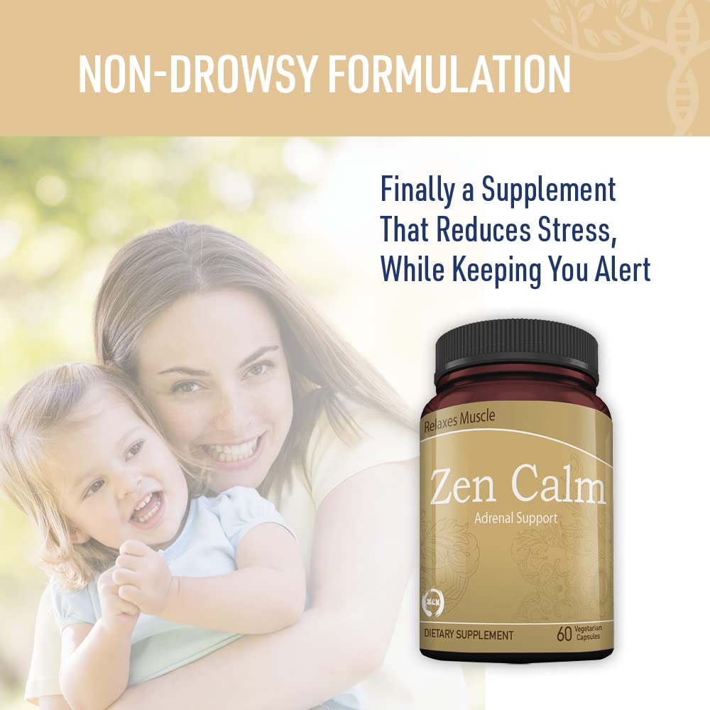 Liver Medic Zen Calm Stress Adrenal Support Capsules, 60 Count