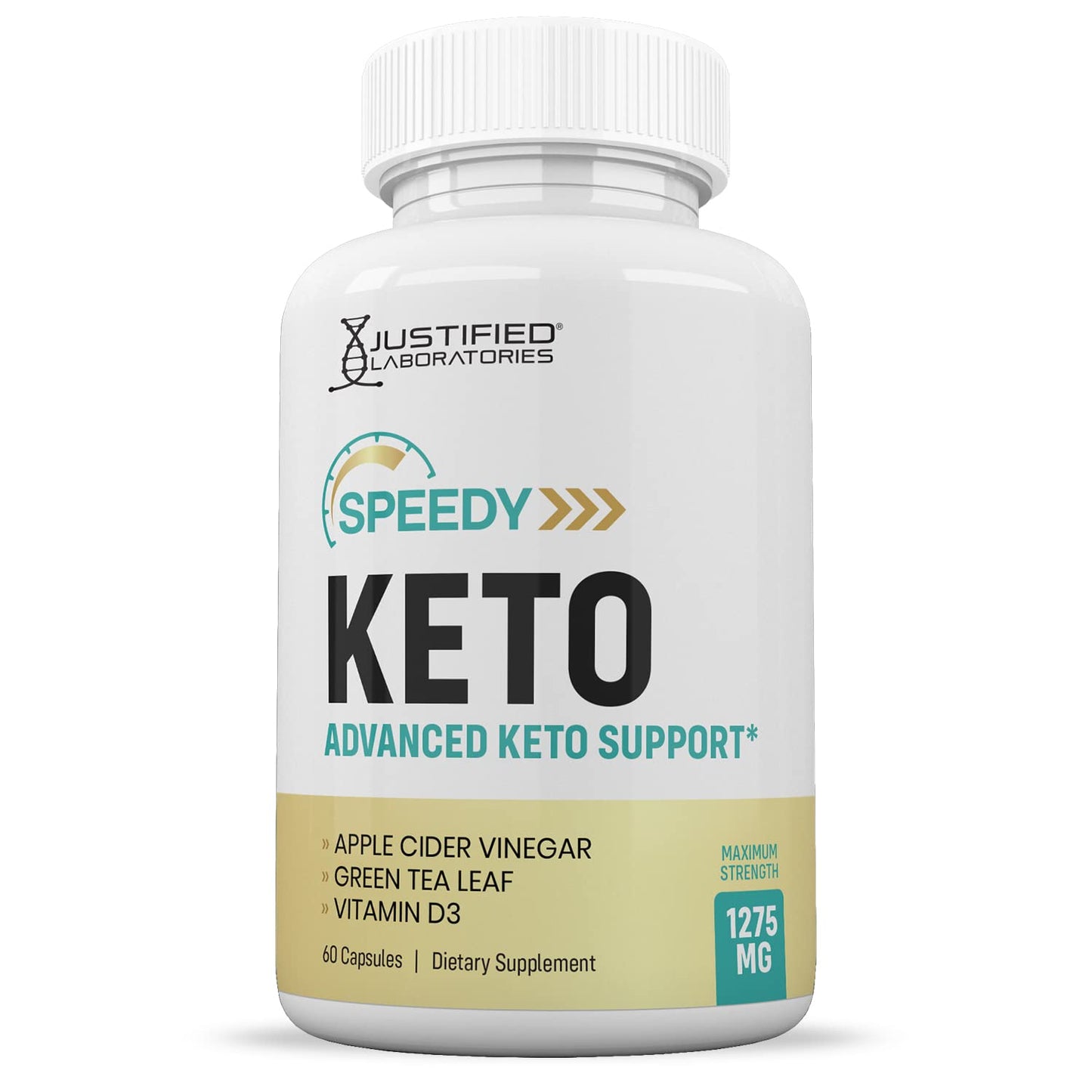 Justified Laboratories Speedy Keto ACV Pills 1275MG Formulated with Apple Cider Vinegar Keto Support Blend Alternative to Gummies Capsules 1