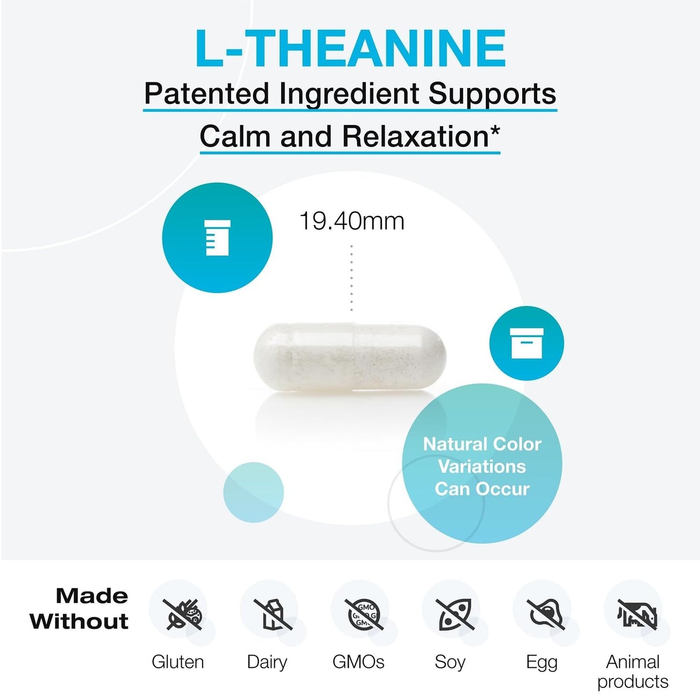 XYMOGEN L-Theanine Capsule, 120 Count