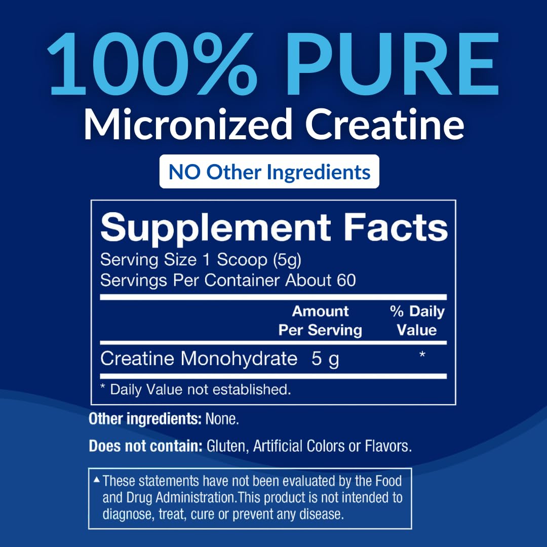 BodyTech Creatine Monohydrate Powder, 10.58 oz, 60 Servings
