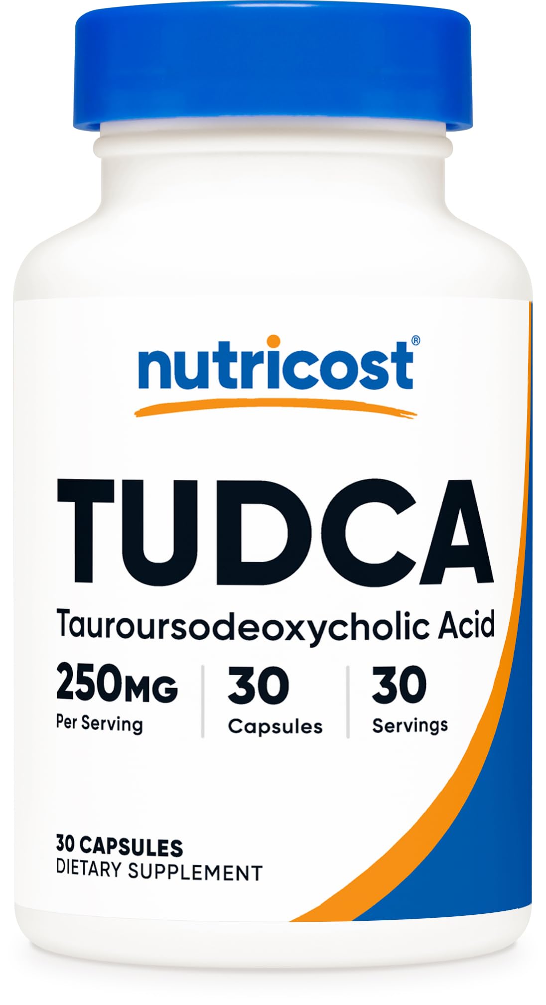 Nutricost Tudca 250mg Capsules, 30 Count