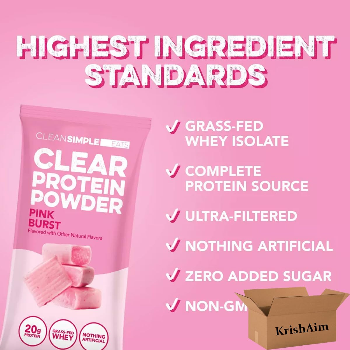 Generic Clean Simple Eats Protein Powder 4 Sticks