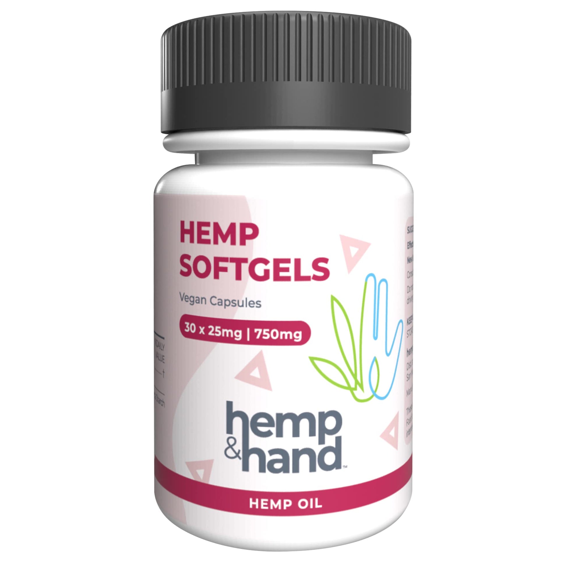 Hemp & Hand Hemp Softgels 750mg, 30 Count