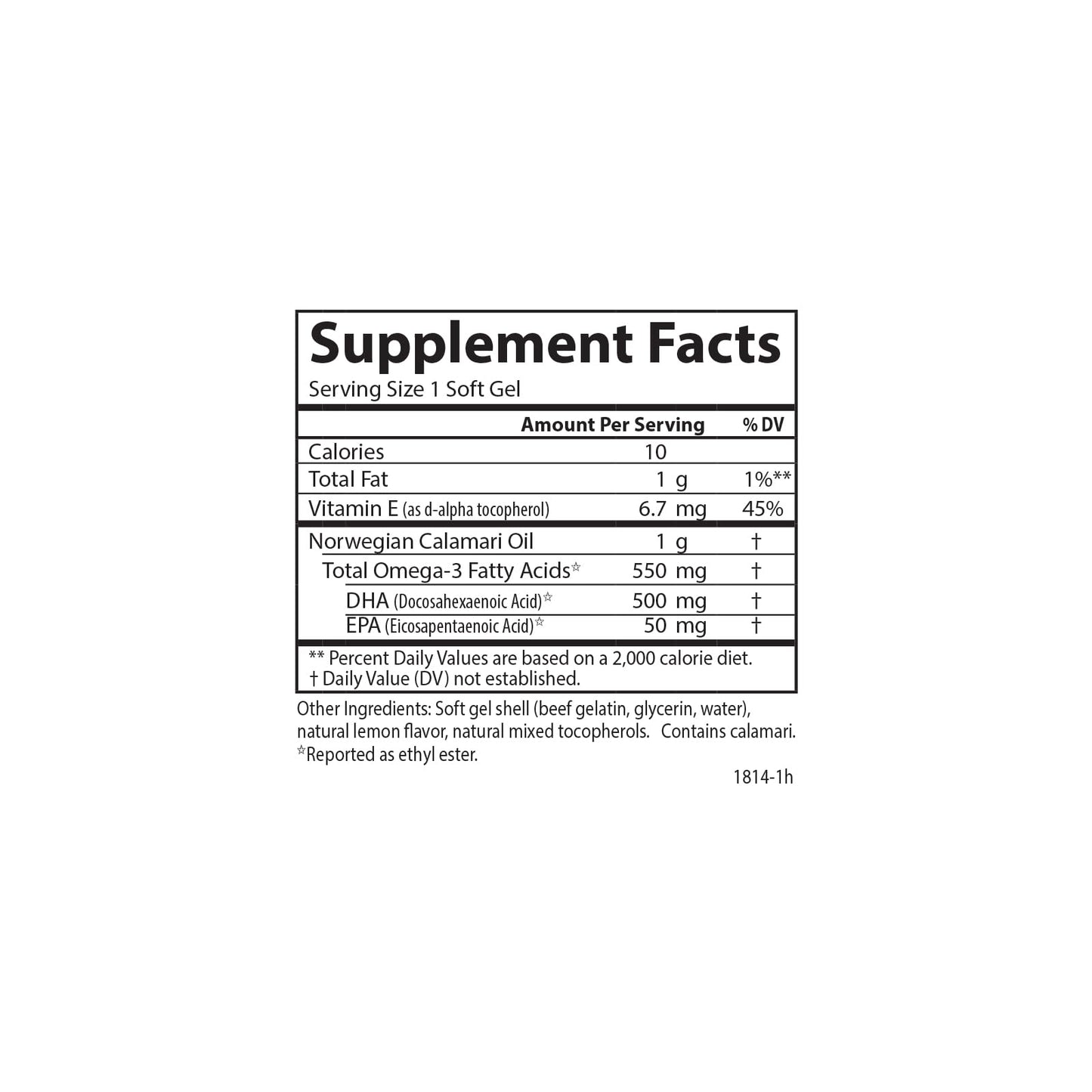 Carlson EcoSmart DHA Softgels 80 Count