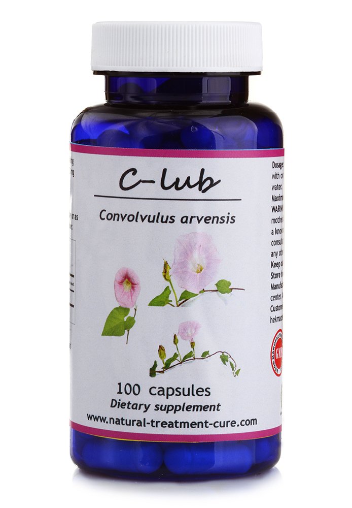 Hekma Center Pure Field Bindweed Leaf - Convolvulus Arvensis Capsules, 100 Count