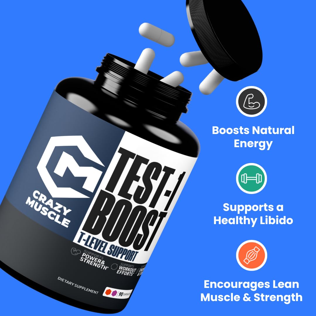Crazy Muscle Booster for Men and Women Capsule 90