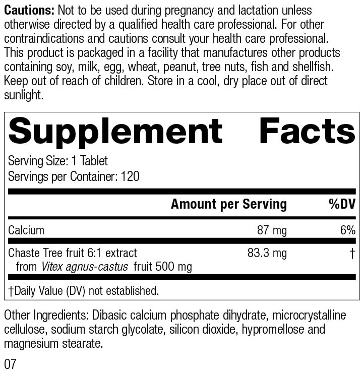 Mediherb Chaste Tree Capsule 120