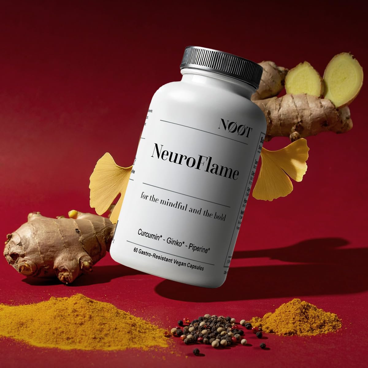NØØT Neuro Flame Ginkgo Biloba Capsule 60 Count