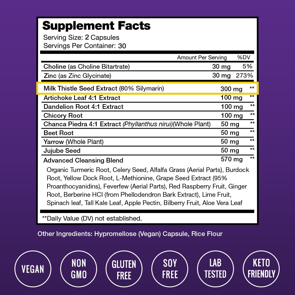 NutraChamps Liver Cleanse Capsules and Kidney Cleanse Capsules, 2 Pack Bundle