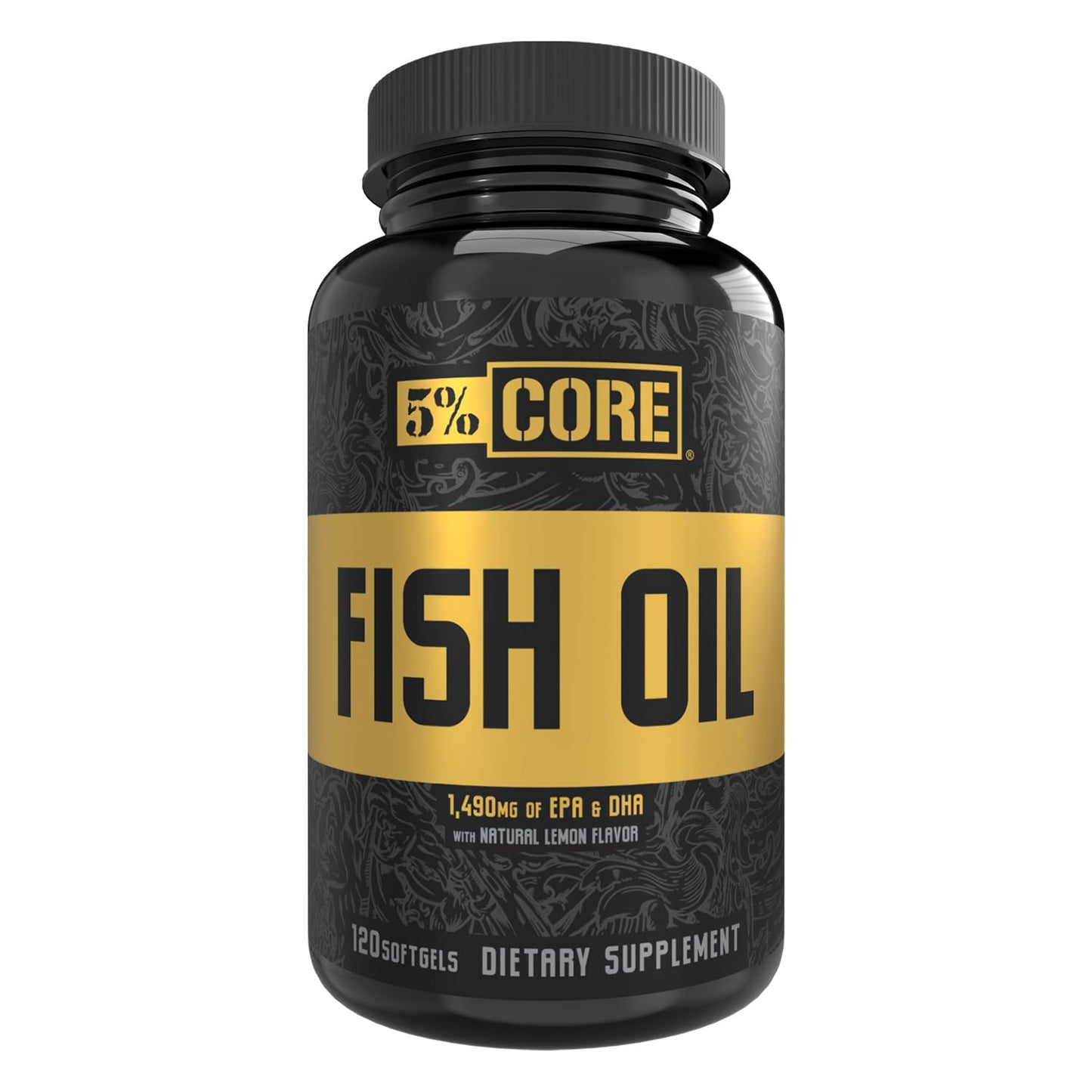 5% Nutrition Core Fish Oil Supplement Capsule 120 Count