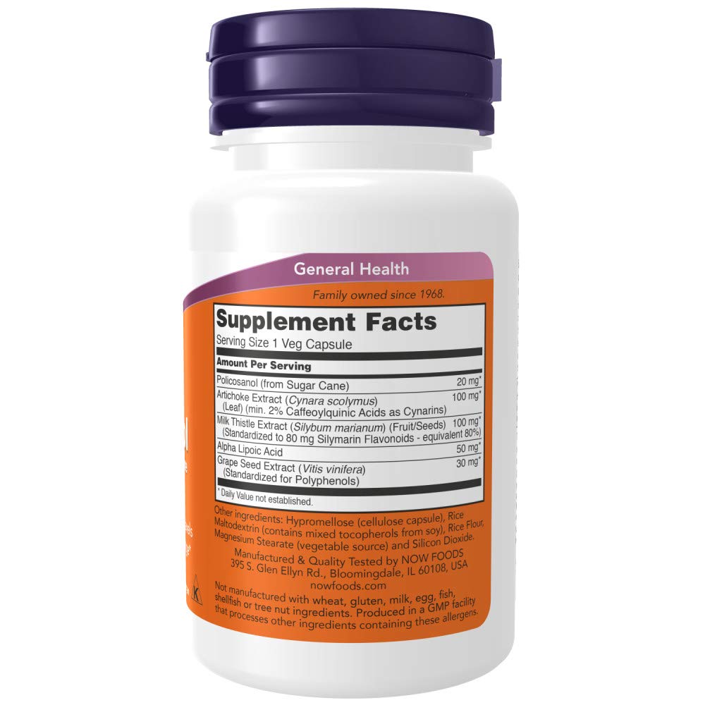 NOW Foods Policosanol Double Strength Capsules 180