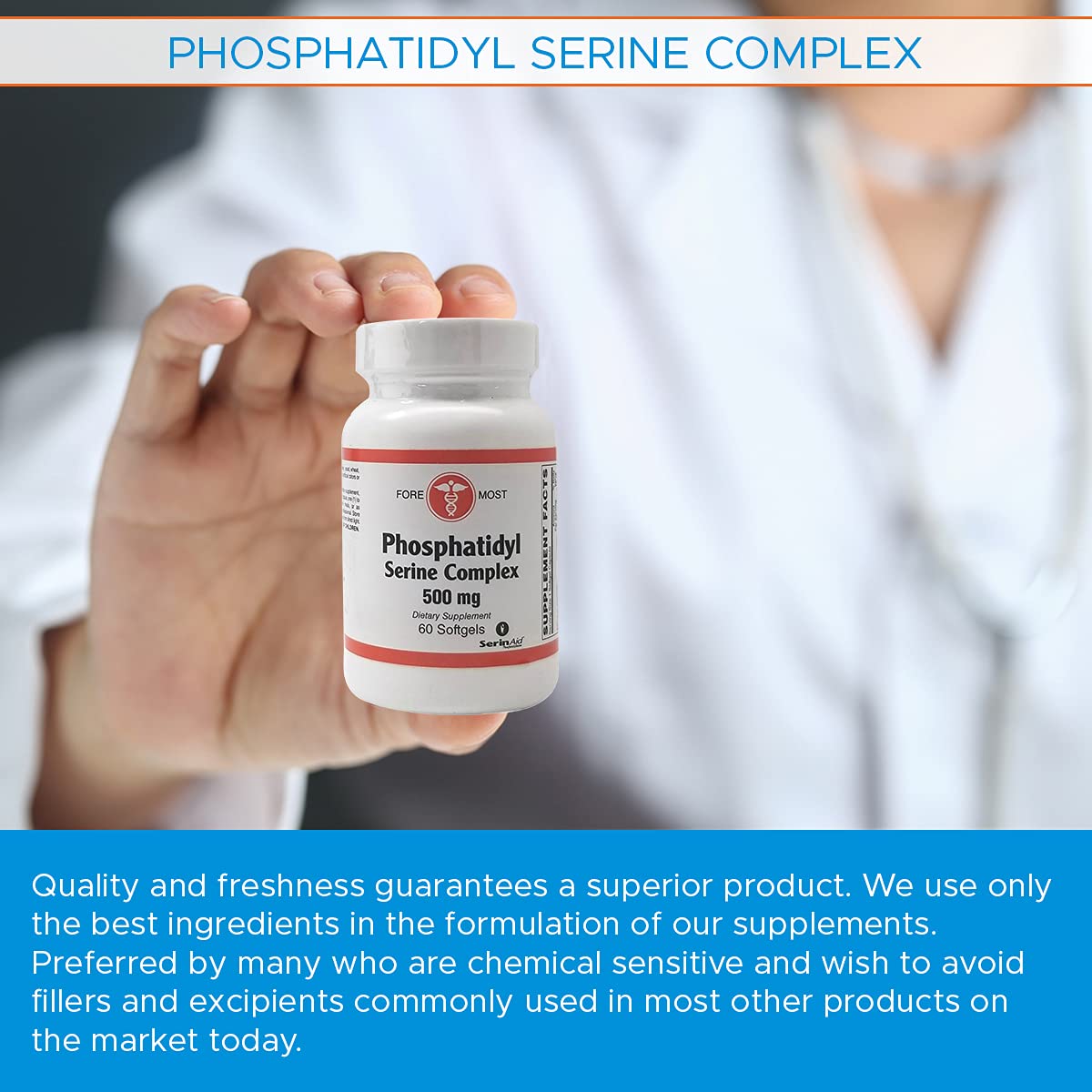 Holistic Health Phosphatidyl Serine Complex Softgels 60