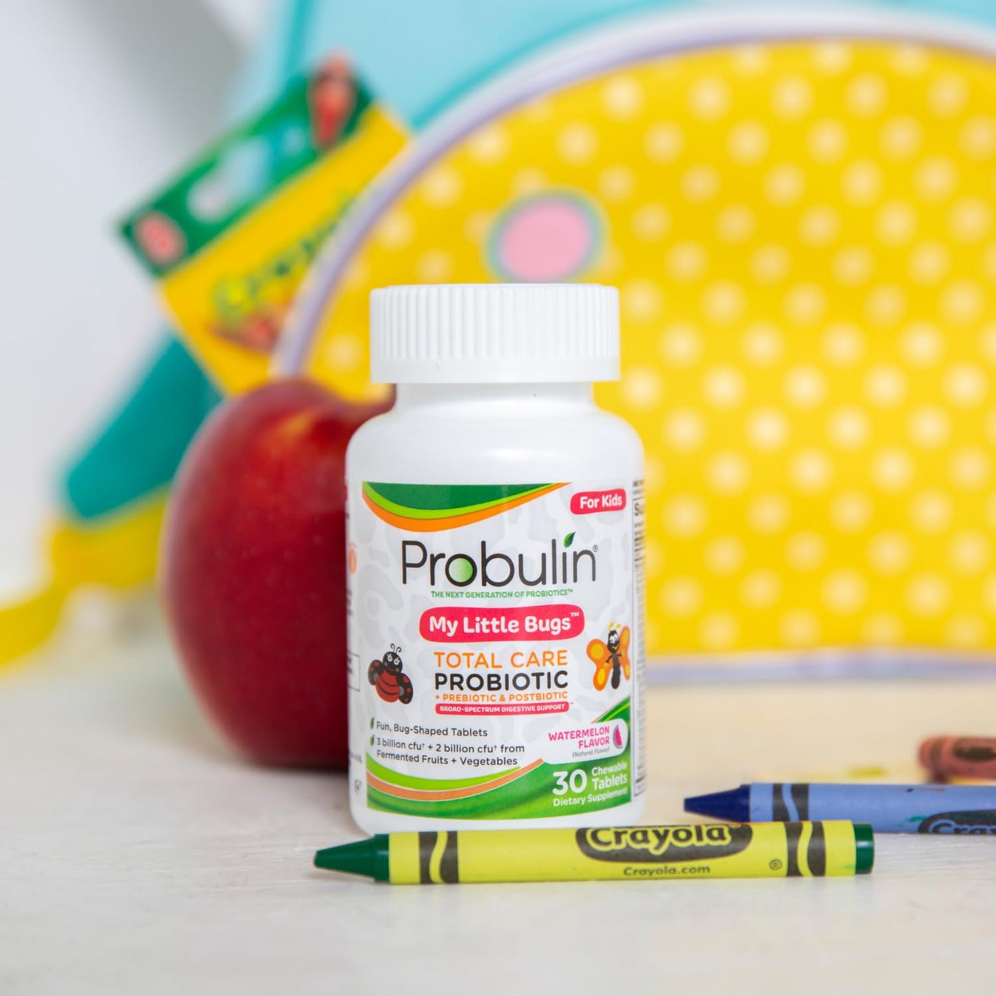 Probulin Total Care Kids Probiotic Chewable Tablets, 30 Count