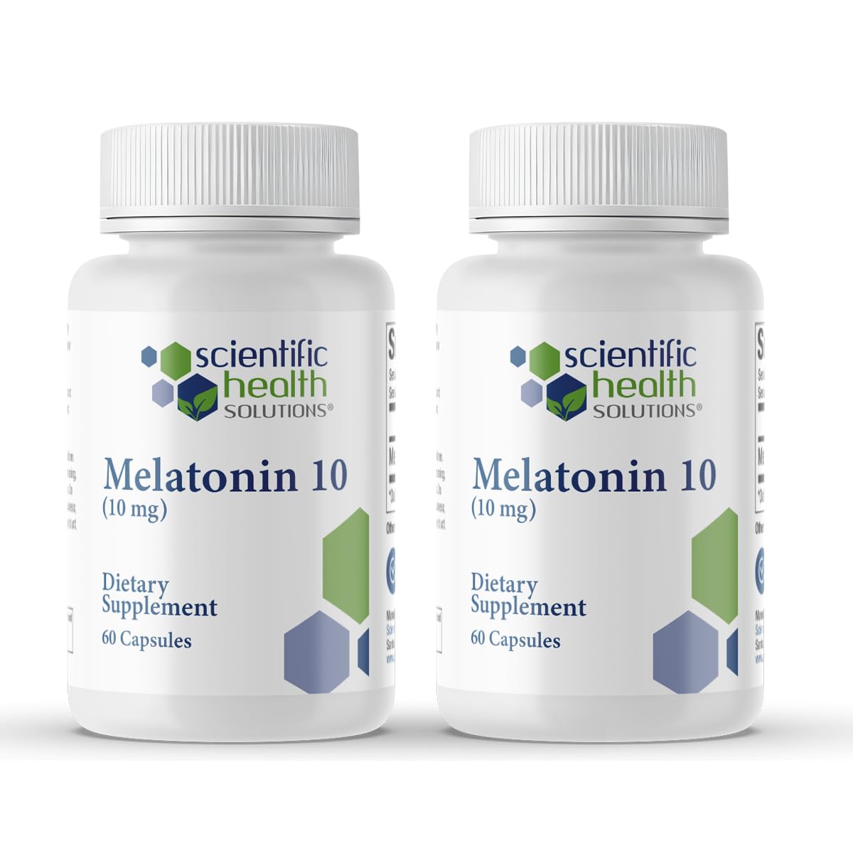 Scientific Health Solutions Melatonin 10mg Extra Strength Capsules, 120 Count