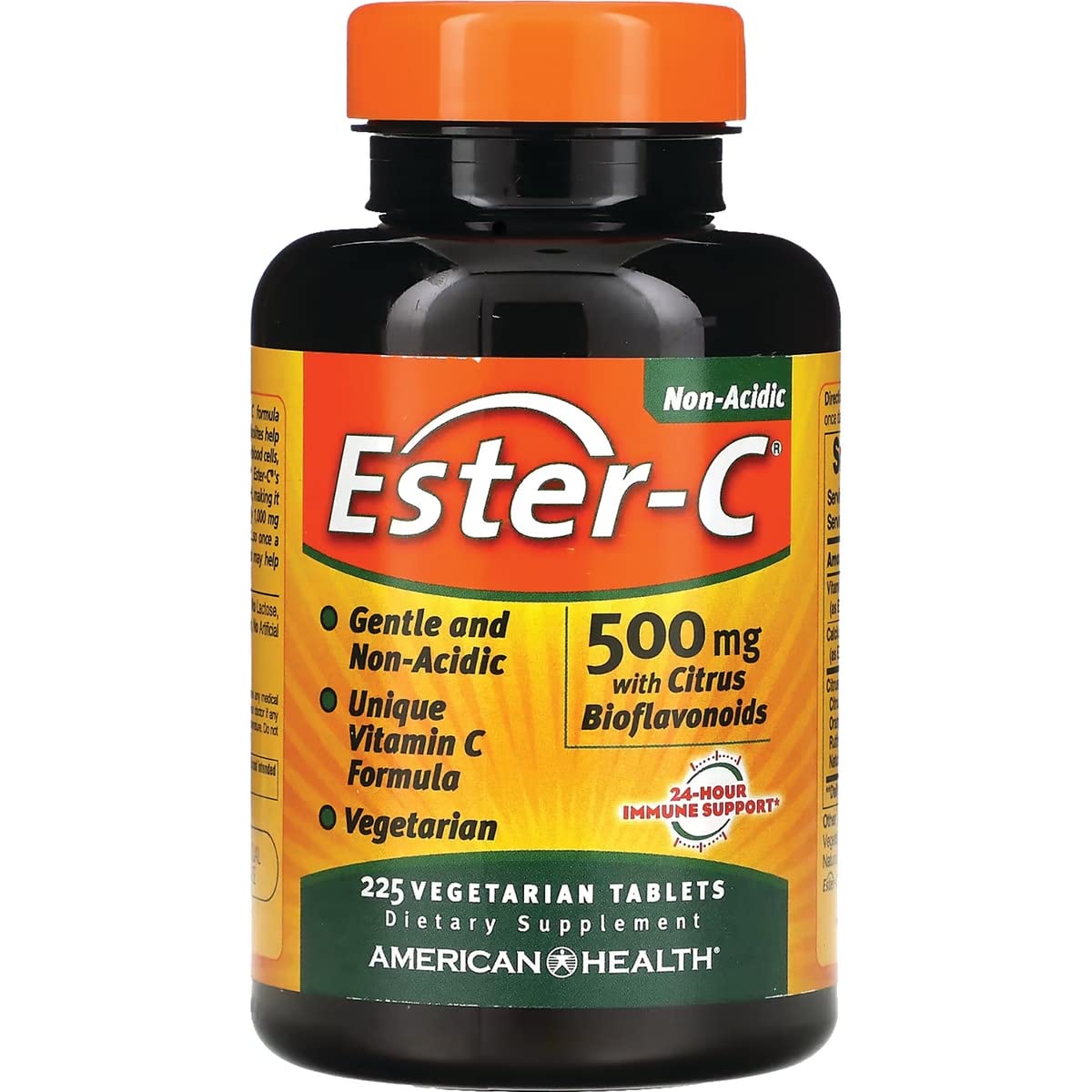 American Health Ester-Vitamin C with Citrus Bioflavonoids 500 mg Tablets, 225 Count