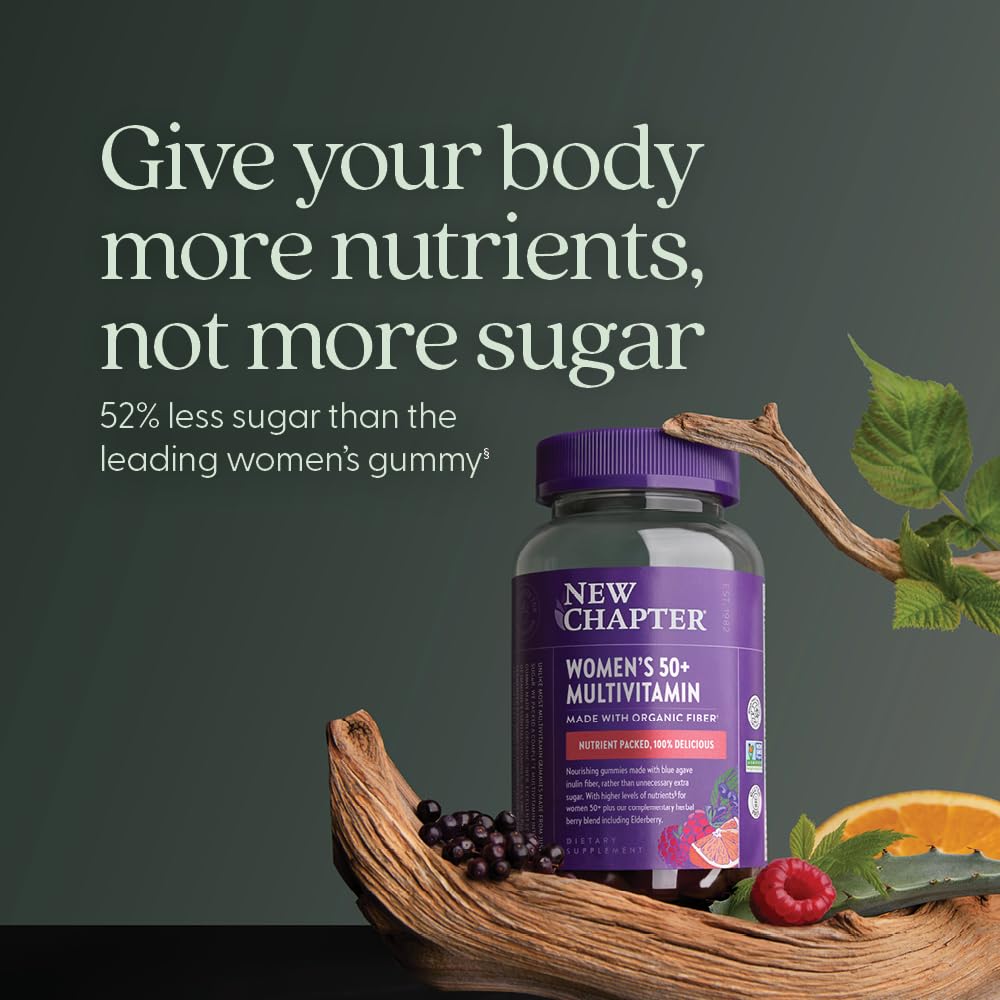 New Chapter Women’s 50+ Multivitamin Gummies 90 Count