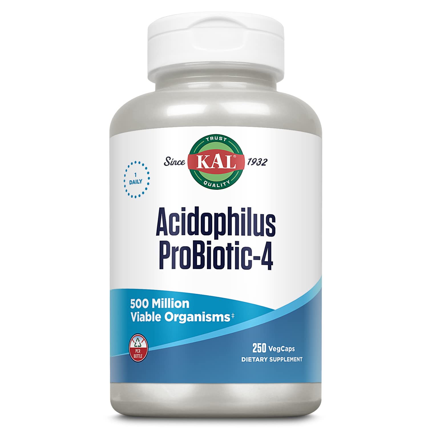 KAL Acidophilus ProBiotic-4 Veg Cap 250