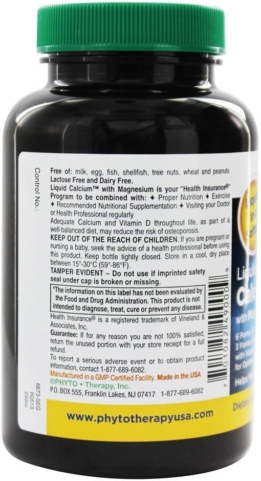 Phyto-Therapy Calcium Liquid Softgels, 360 Count
