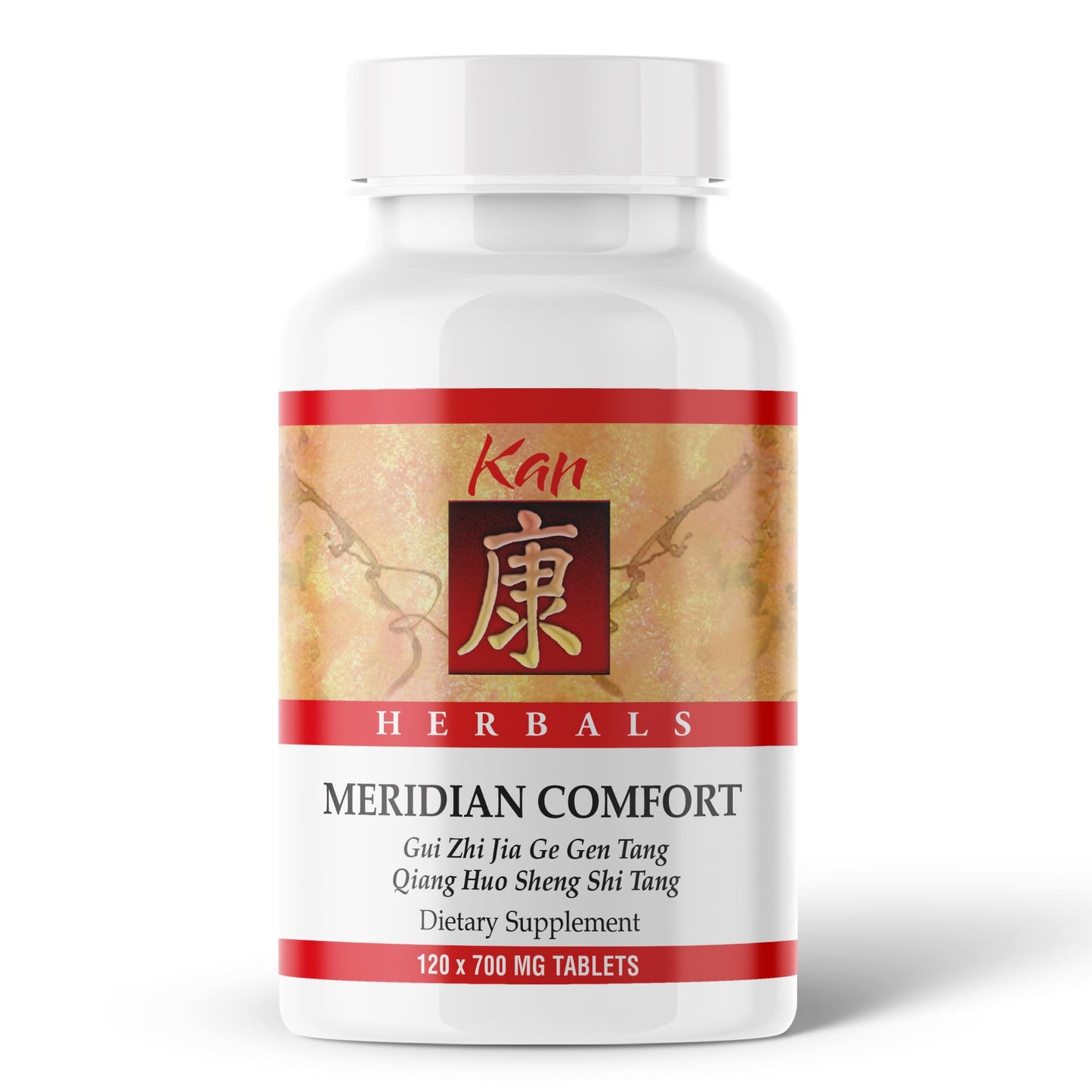 Kan Herbals Meridian Comfort Traditional Chinese Herbal Formula with Kudzu and Cinnamon Twig to Support Comfortable Movement, Flexible Joints, and Balanced Inner Outer Response, 120 Tablets