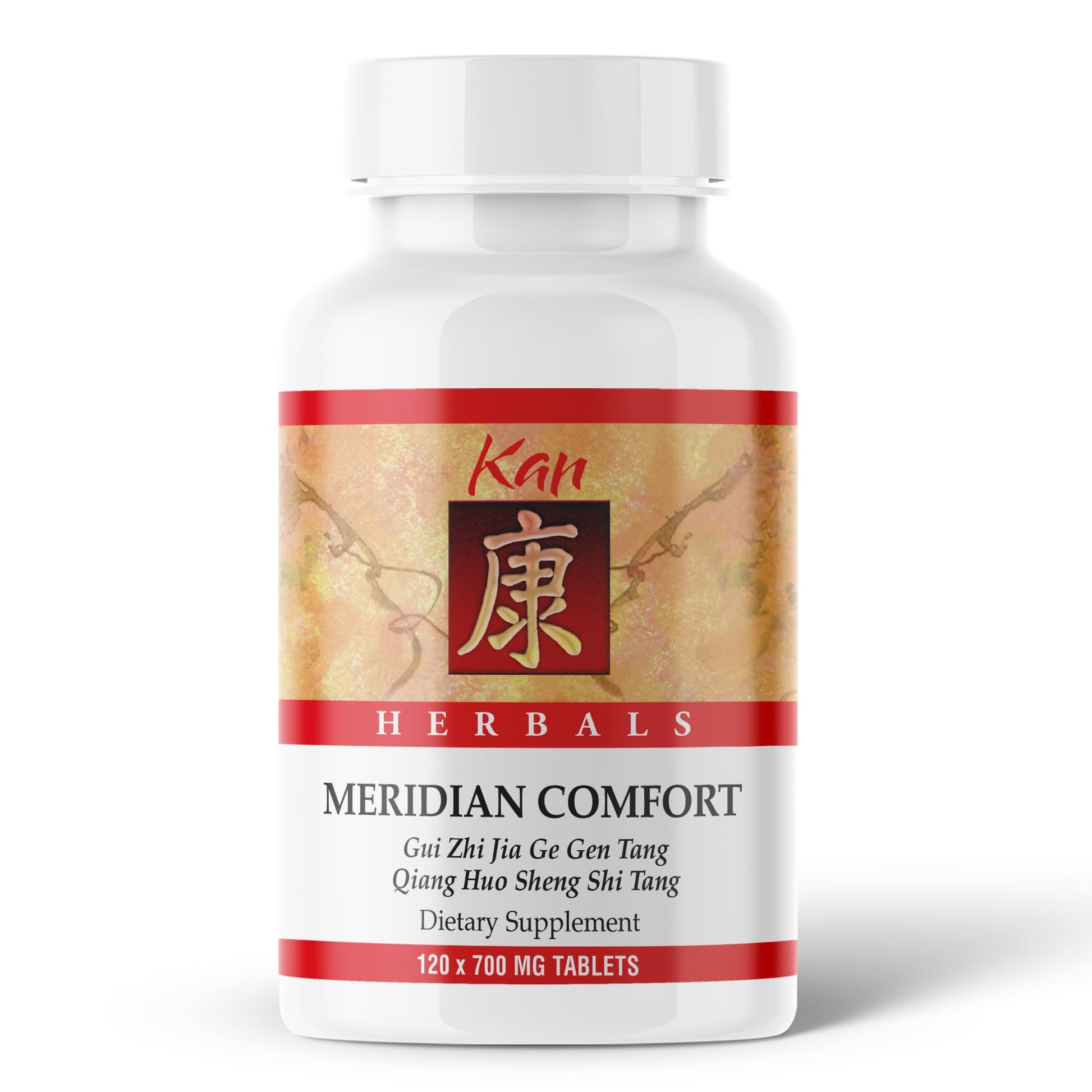 Kan Herbals Meridian Comfort Traditional Chinese Herbal Formula with Kudzu and Cinnamon Twig to Support Comfortable Movement, Flexible Joints, and Balanced Inner Outer Response, 120 Tablets