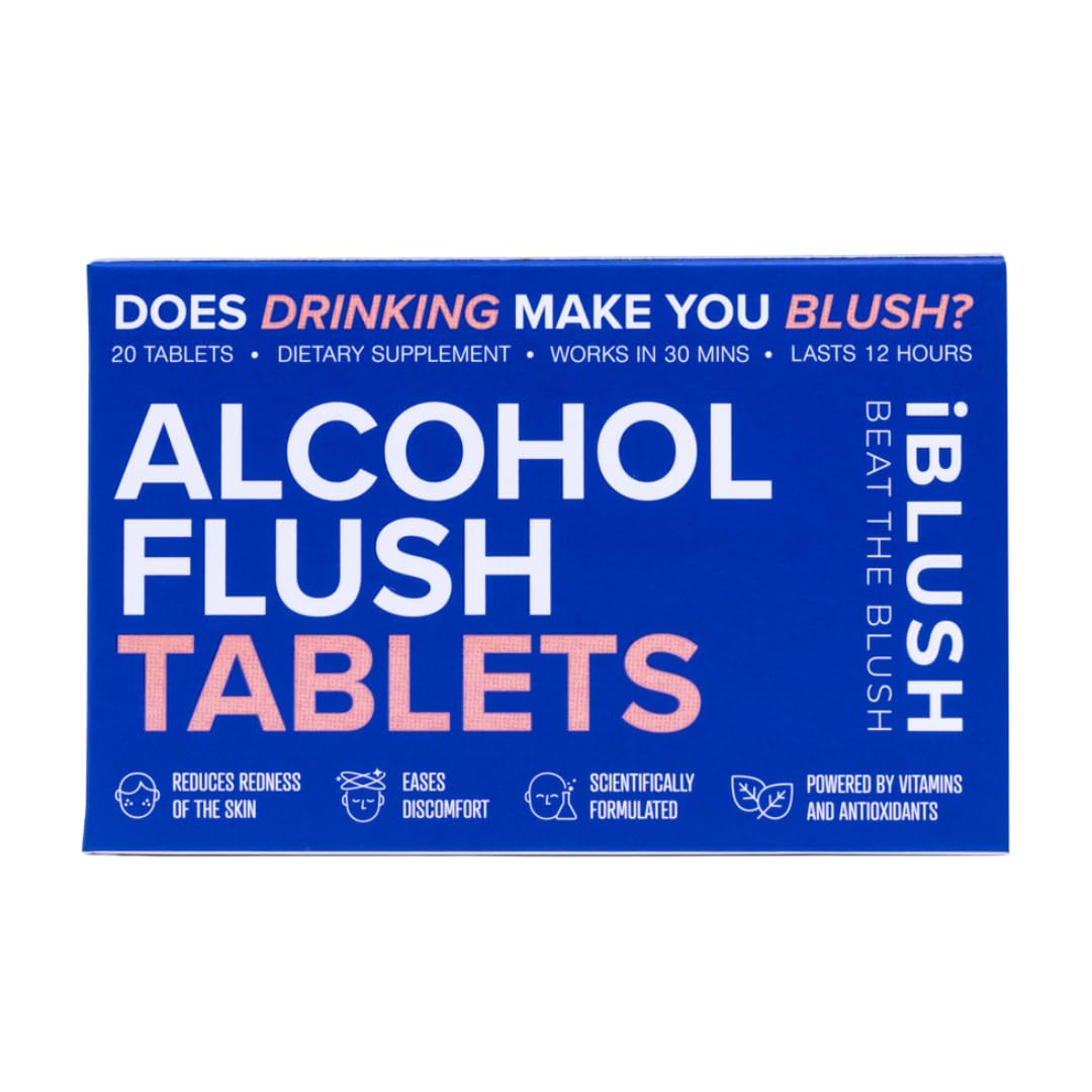 iBLUSH Alcohol Flush Tablets Capsule 20