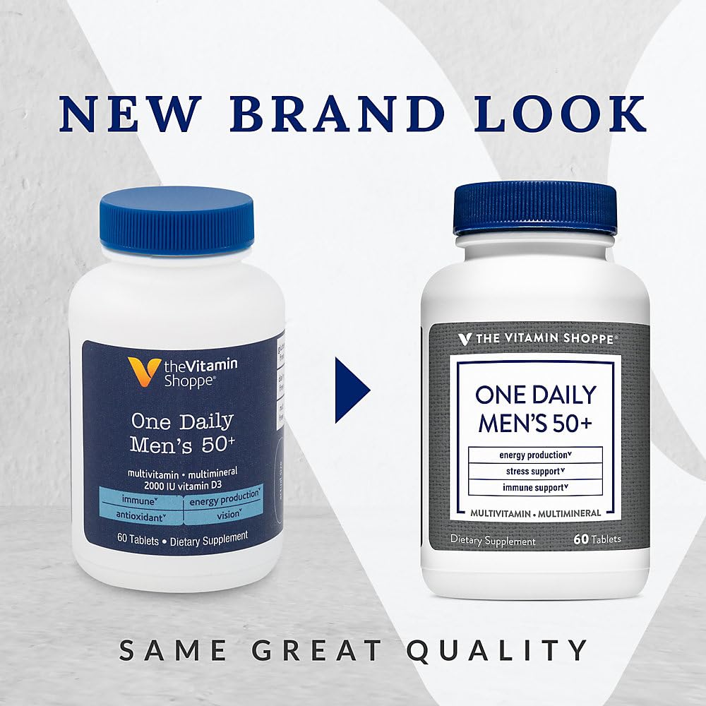 The Vitamin Shoppe Once e Daily Men's 50+ Multivitamin Tablet 1 Count