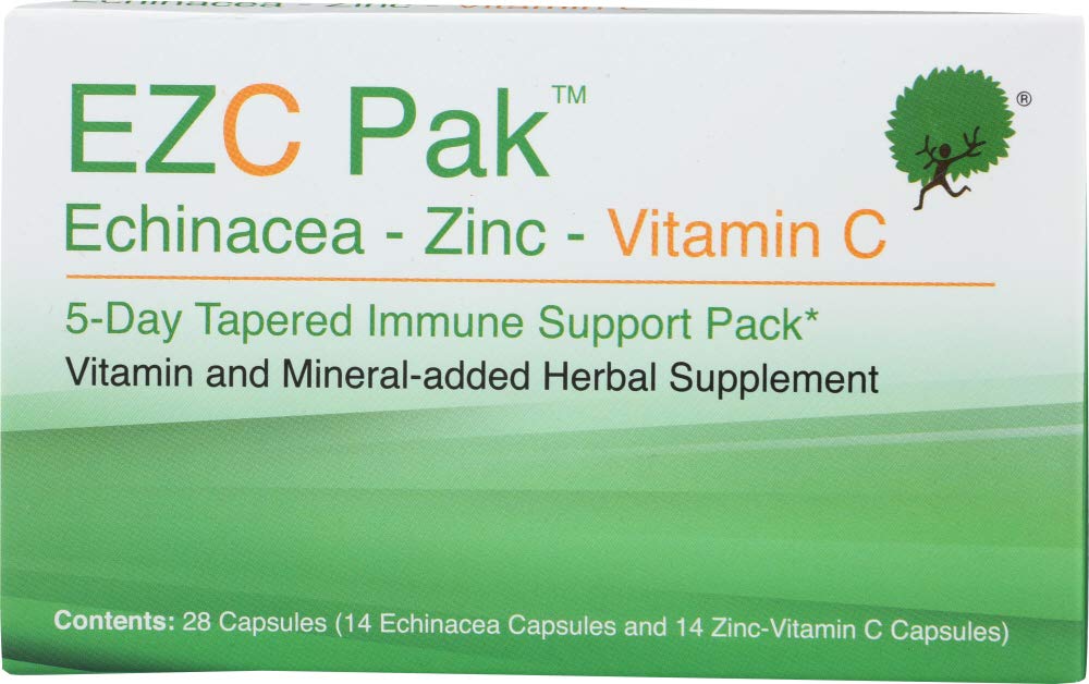 EZC Pak 5-Day Tapered Immune Support Capsules, 28 Count