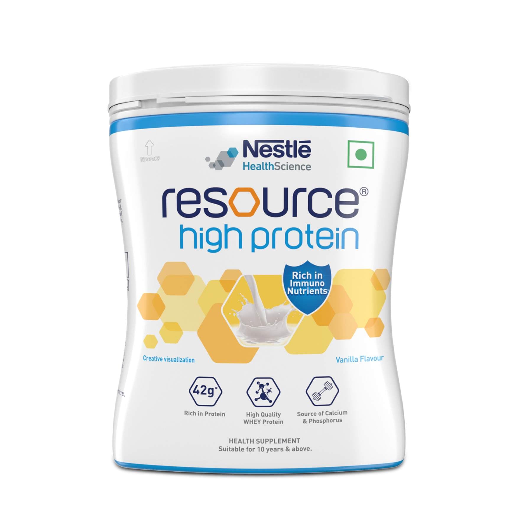 ReSource Nestle Resource High Protein Vanilla Flavor Protein Powder 14.11 oz