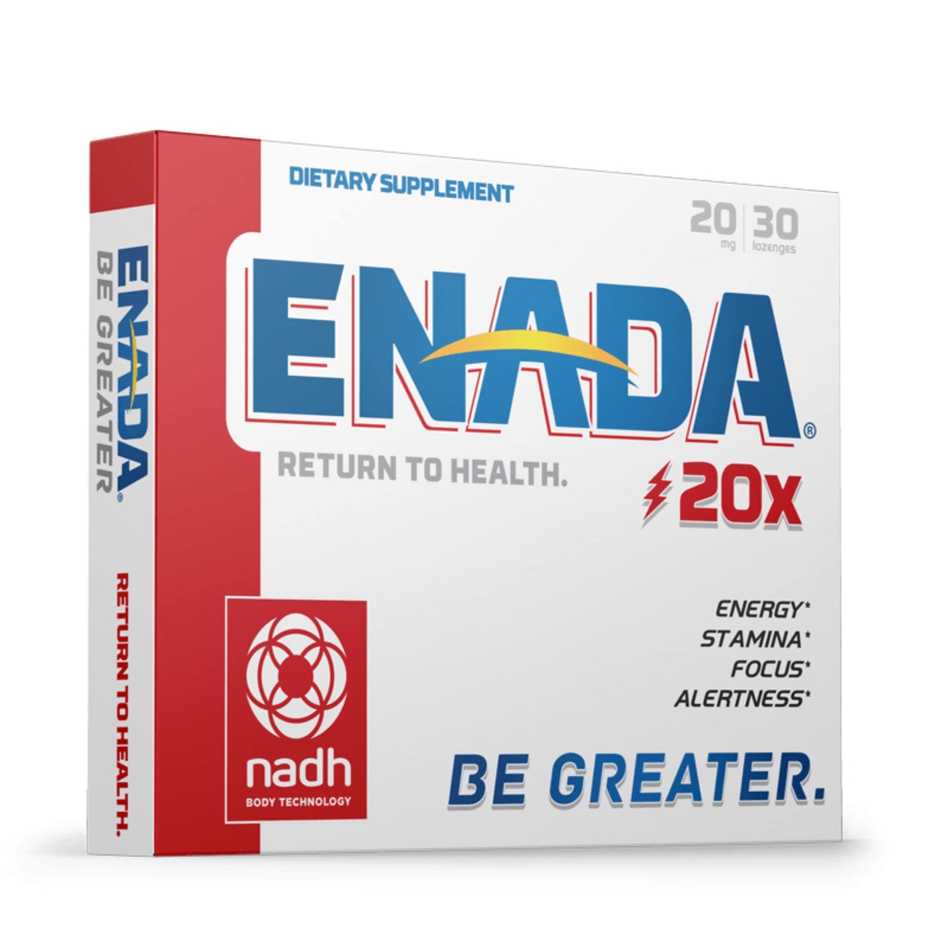 ENADA NADH Supplement Lozenges 30 Lozenges