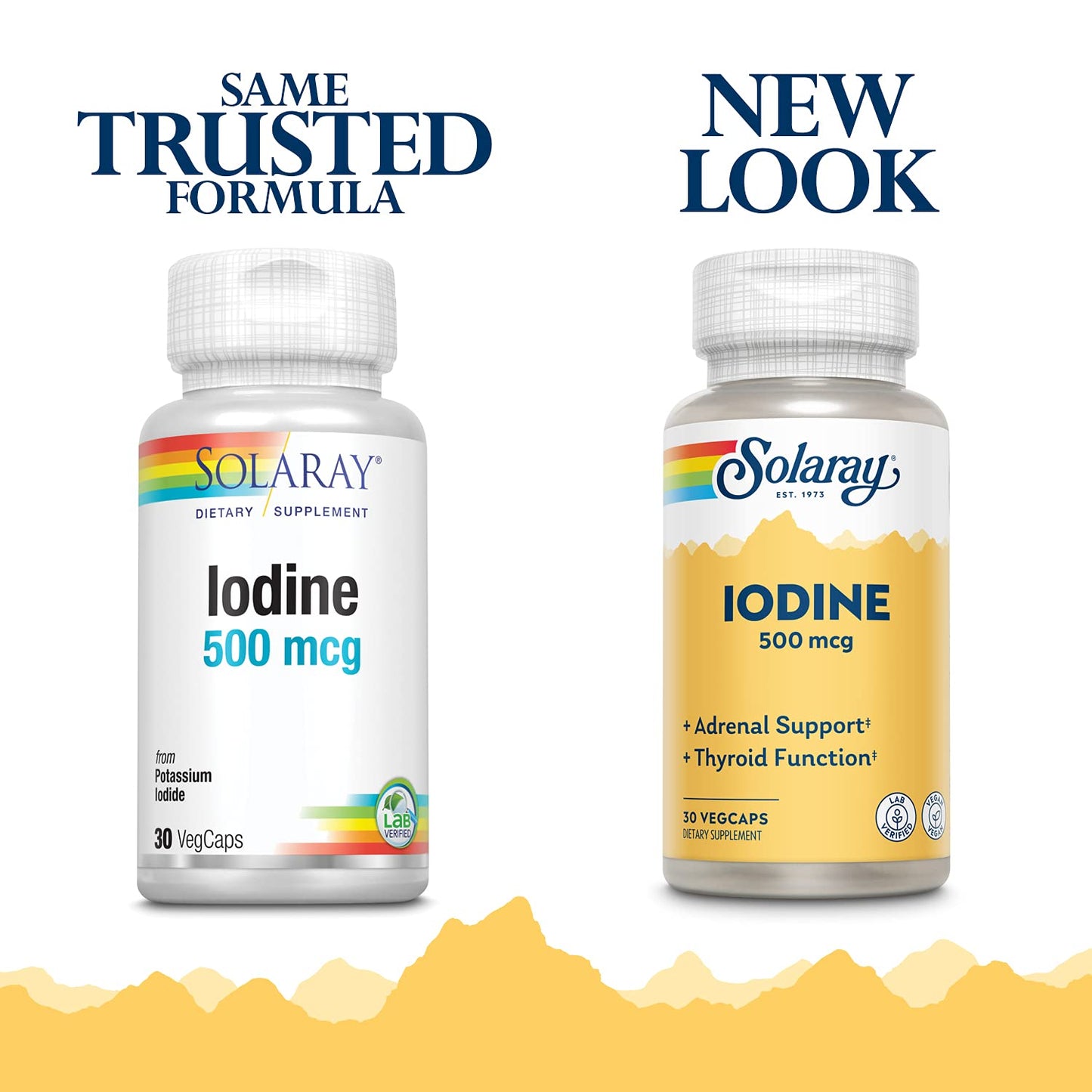 Solaray Iodine 500 mcg Capsule, 30 Count