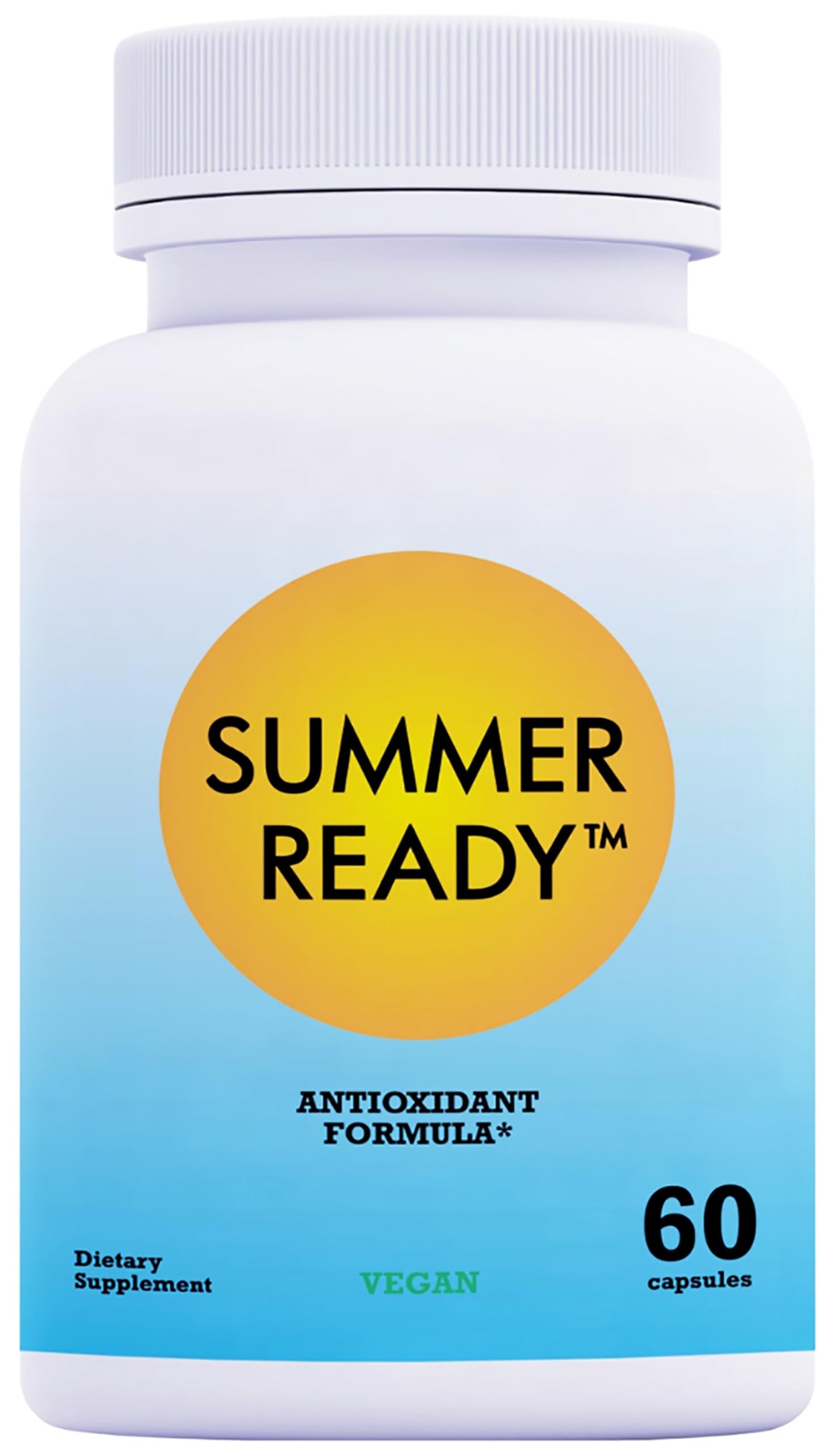 Summer Ready Skin Care Supplement Capsules - Nicotinamide/Niacinamide/Niacin 500mg (Vitamin B3) and Polypodium Leucotomos (Fern Extract) 480mg, Antioxidant Rich Formula, 60 Capsules