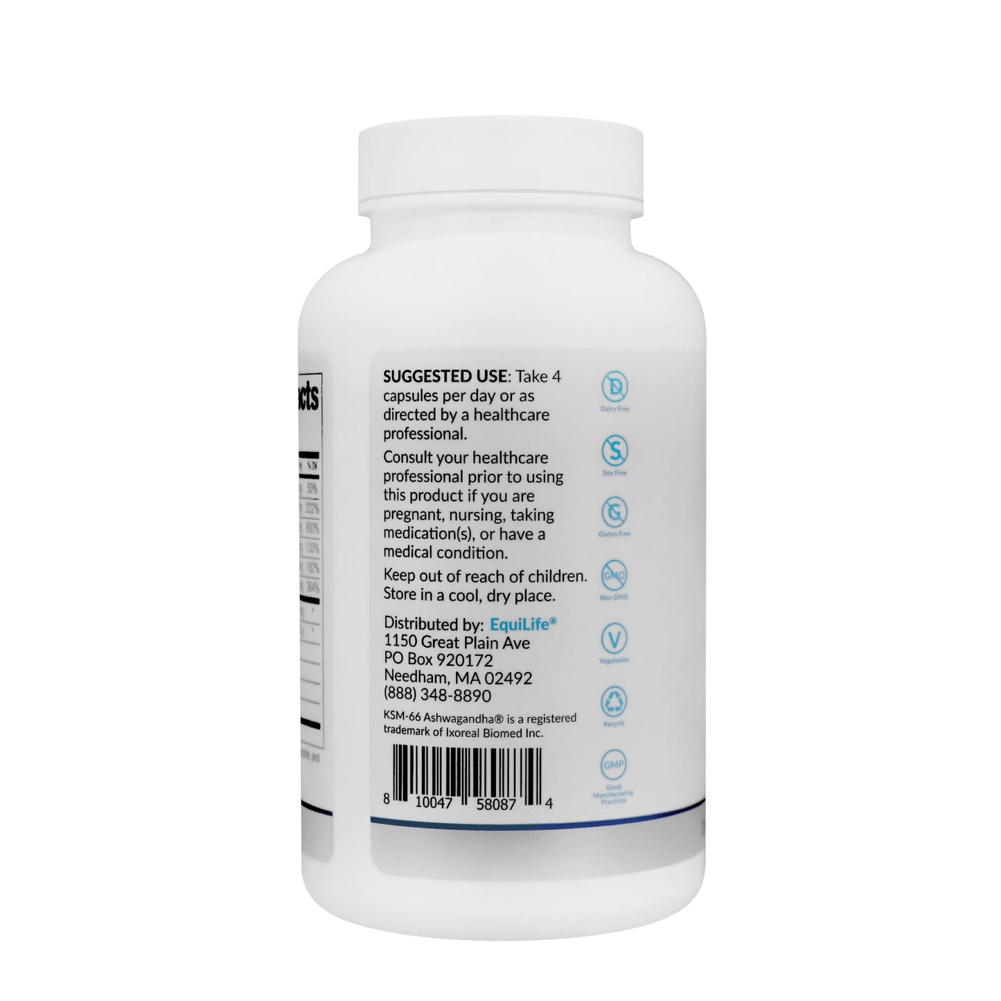 Equilife Daily Thyroid Support Supplement for Women and Men Capsules, 120 Count