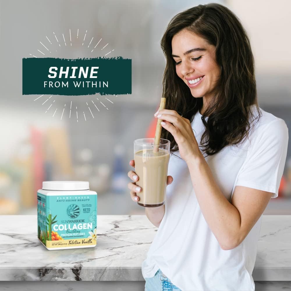 Sunwarrior Vegan Collagen Protein Powder Vanilla, 20 Servings