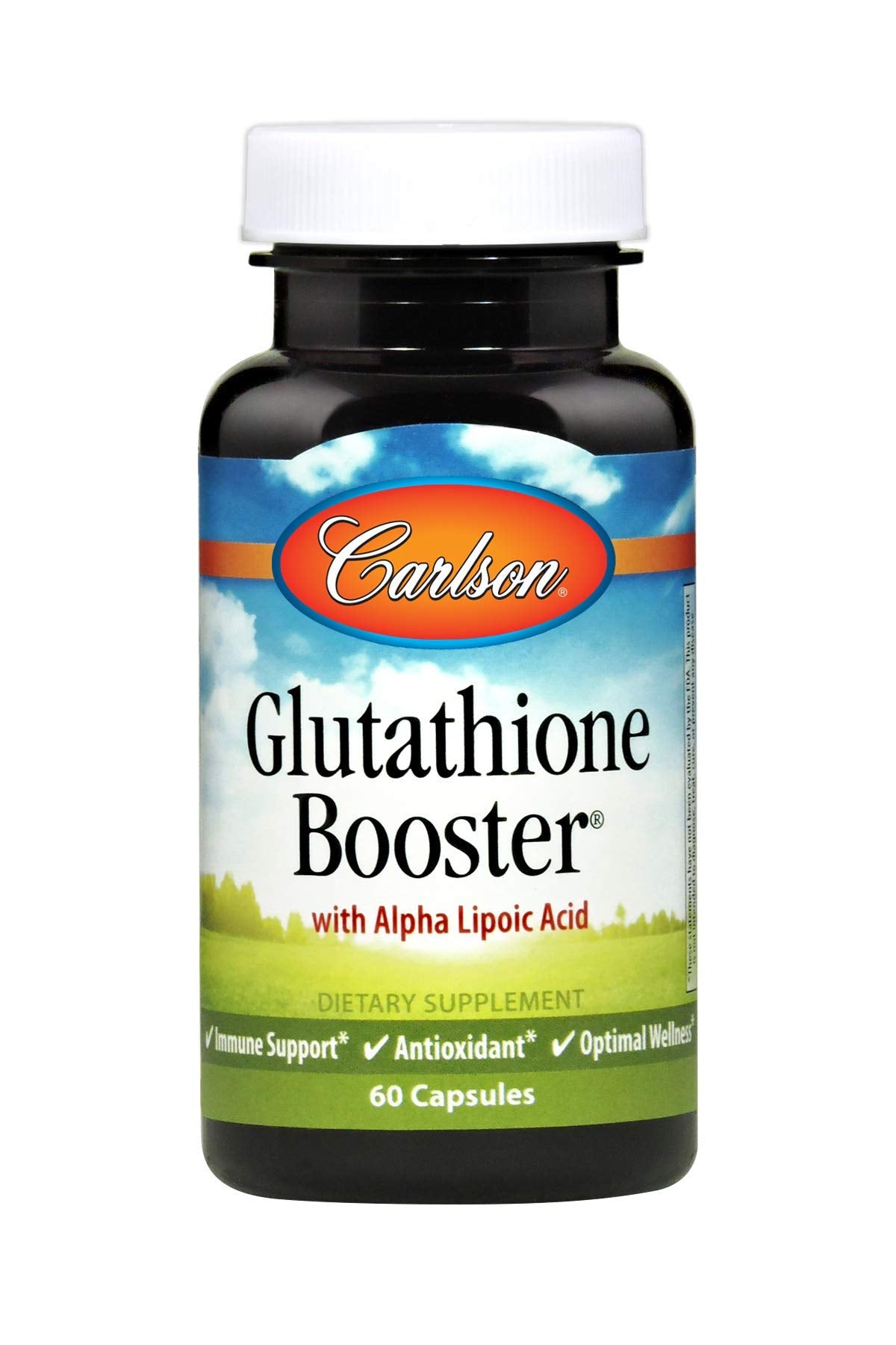 Carlson Glutathione Booster, Alpha Lipoic Acid, 60 Capsules
