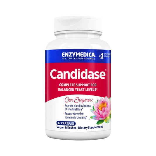 Enzymedica Candidase Digestive Enzymes for Gentle Cleansing Support, Gut Health & Digestion 1 Capsule