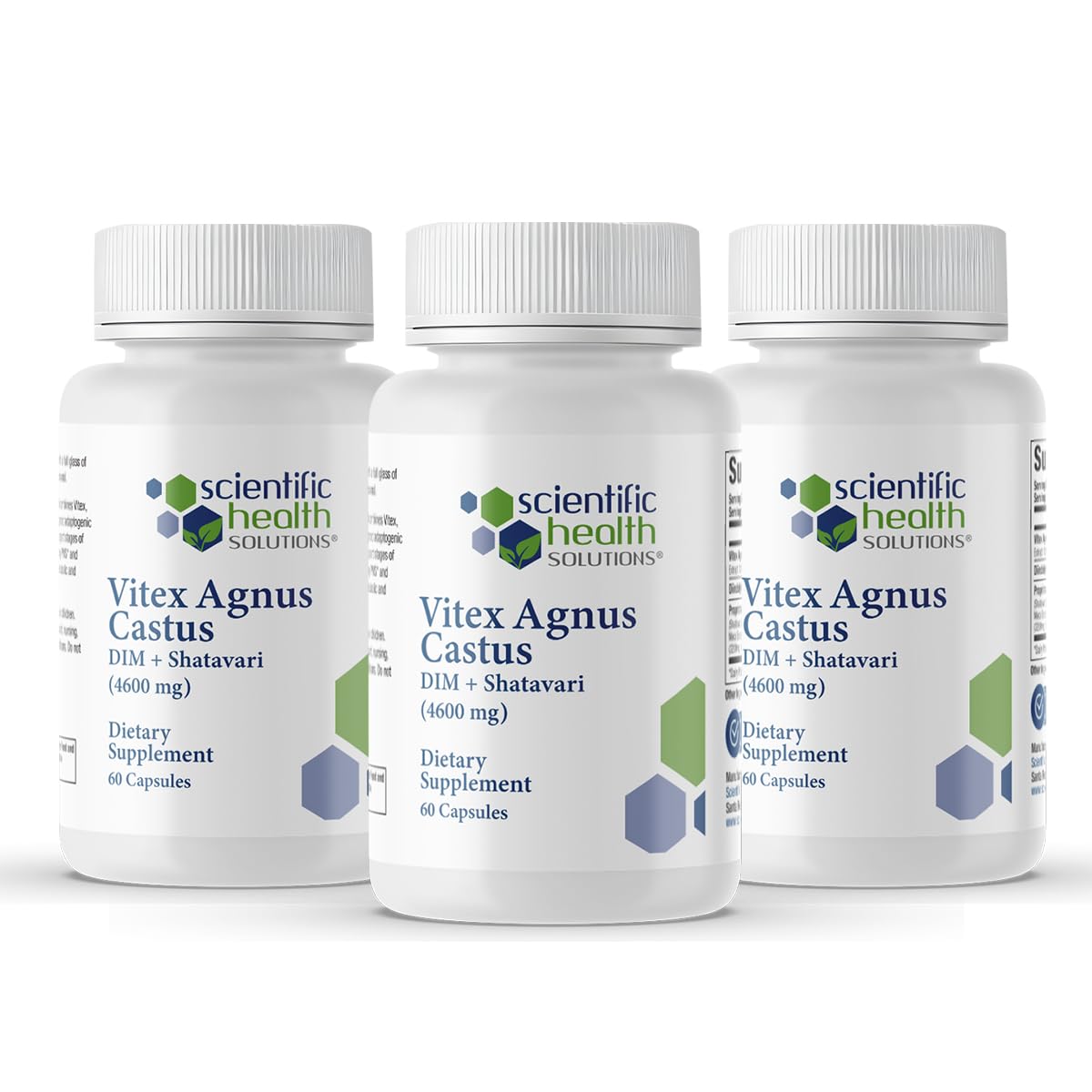Scientific Health Solutions Vitex + DIM + Shatavari Hormone Balance Supplement Capsules 180 Count