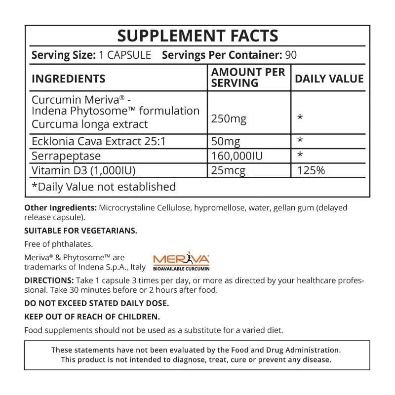 GOOD HEALTH NATURALLY BECAUSE IT WORKS! Serranol Capsules 90
