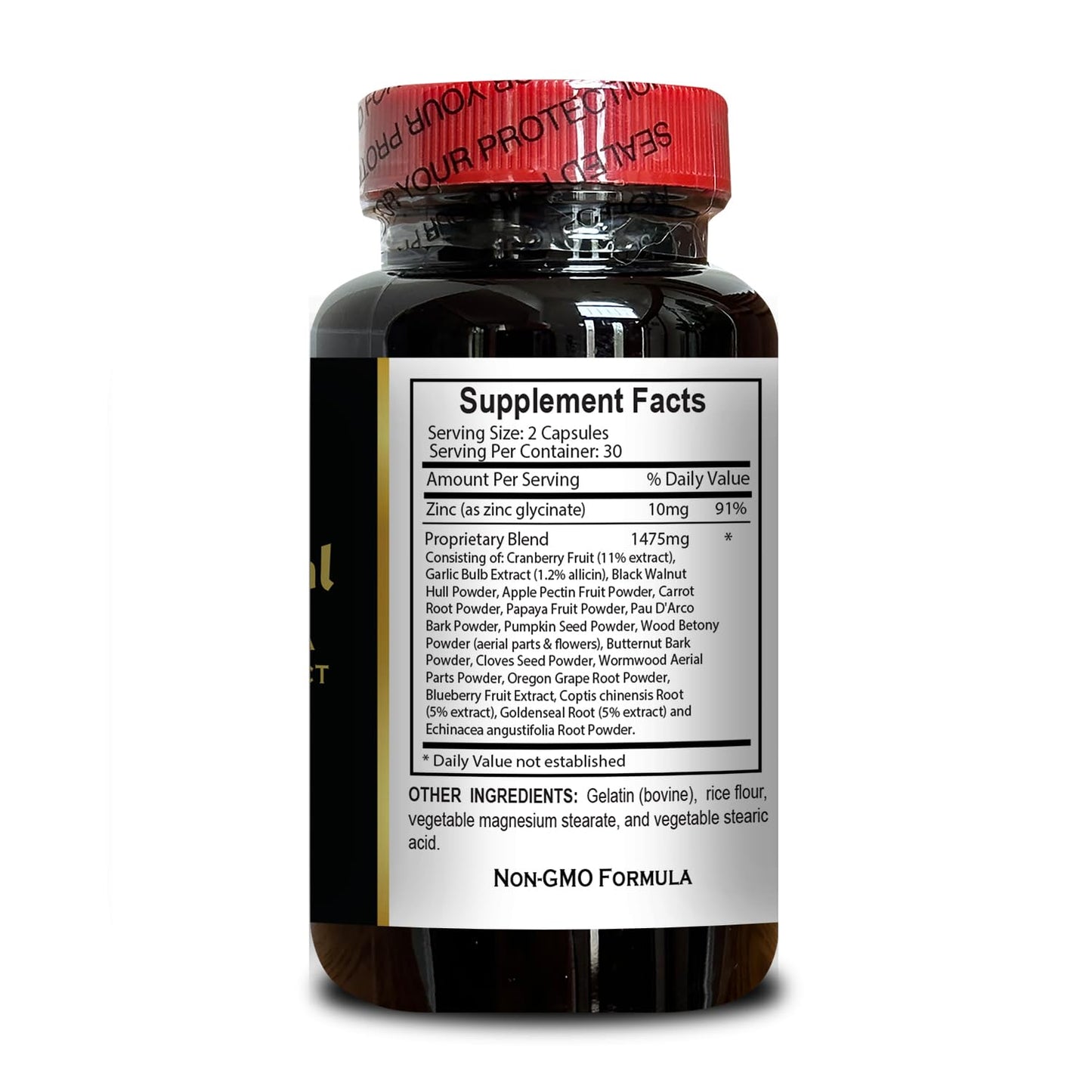 OLANTA TRADE SOLUTION Premium Parasite Complex - Herbal Cleanse & Digestive Wellness Complex - GMP-Certified Natural 60 Capsules