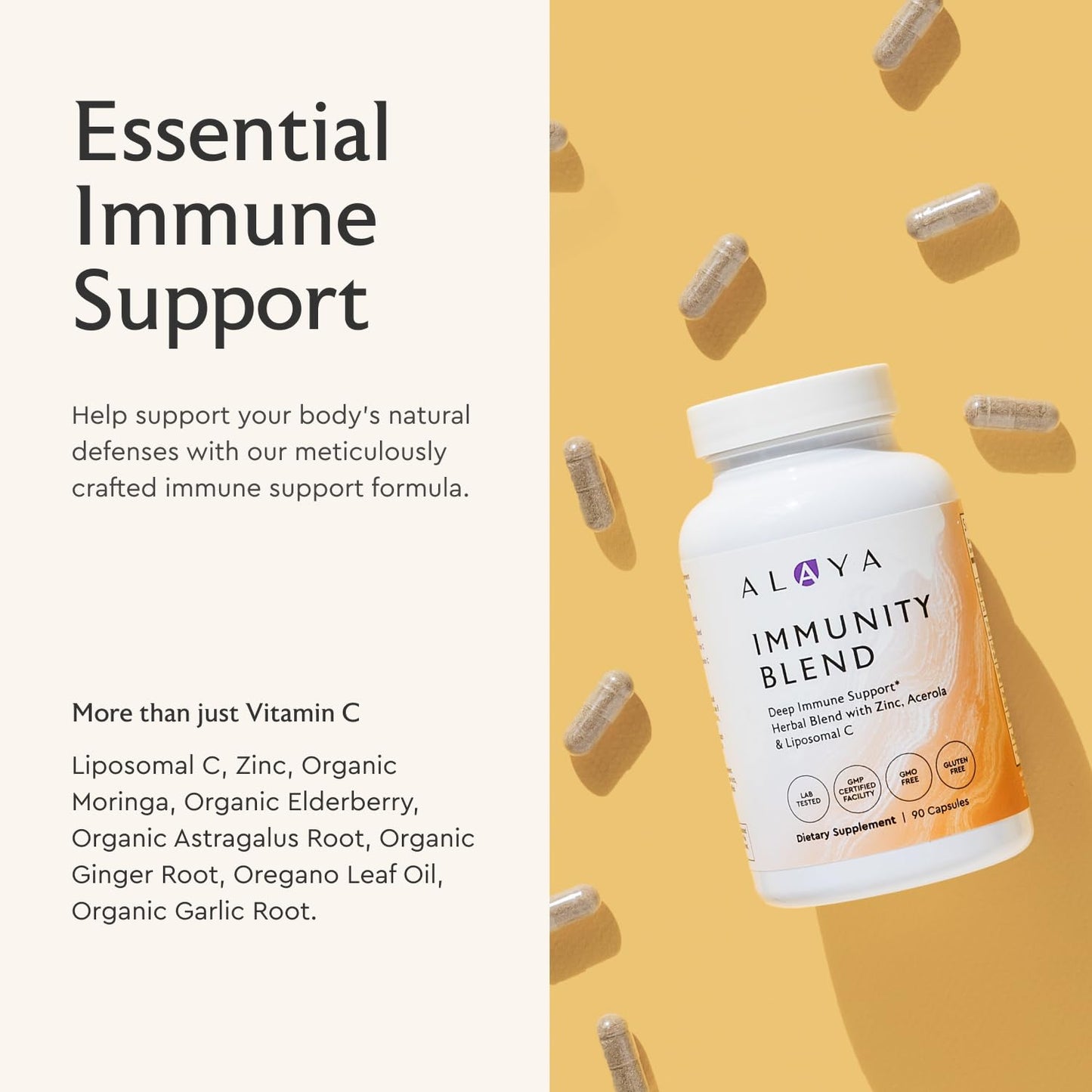 Alaya Naturals Immunity Blend 90 Capsules