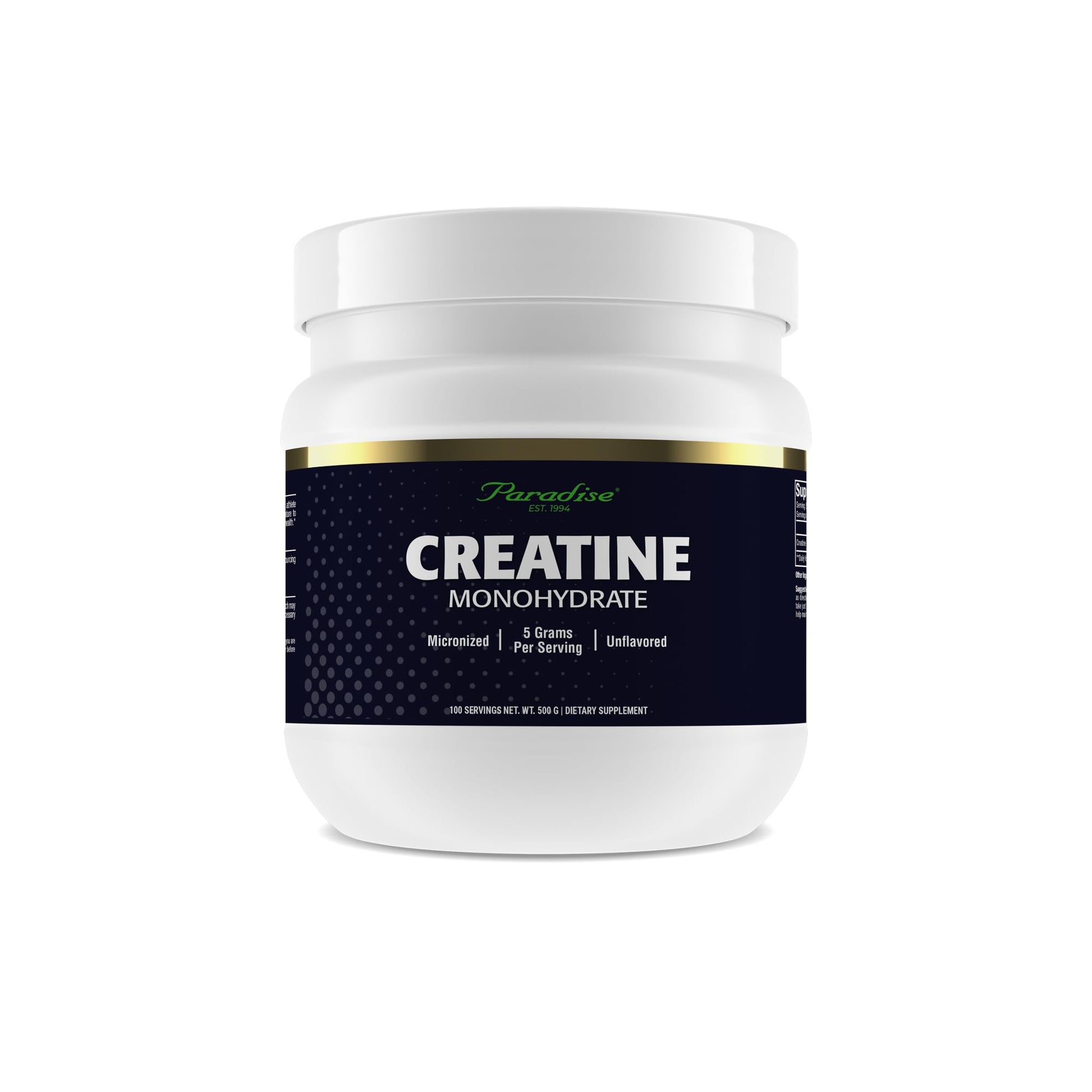 Paradise Herbs Creatine Monohydrate Powder, 17.63 oz